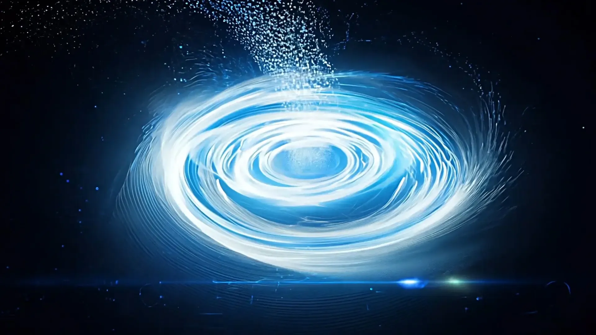 Galactic Energy Swirl Overlay for Futuristic Sci-Fi Logo Animation